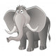 Funny Elephant Wall Decal