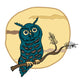 Owl Wall Decal Design 1