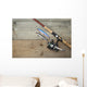 Colorful Lures with Fishing Wall Decal