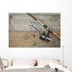 Colorful Lures with Fishing Wall Decal