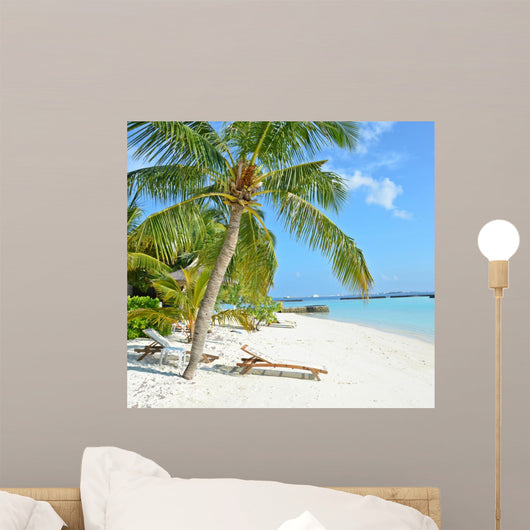 relaxing on the beautiful beach 