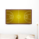 Basketball Court Wall Mural