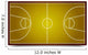 Basketball Court Wall Mural