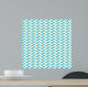 Retro Seamless Blue White Wall Decal