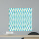 Retro Seamless Blue White Wall Decal