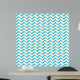 Retro Seamless Blue White Wall Decal