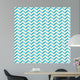 Retro Seamless Blue White Wall Decal