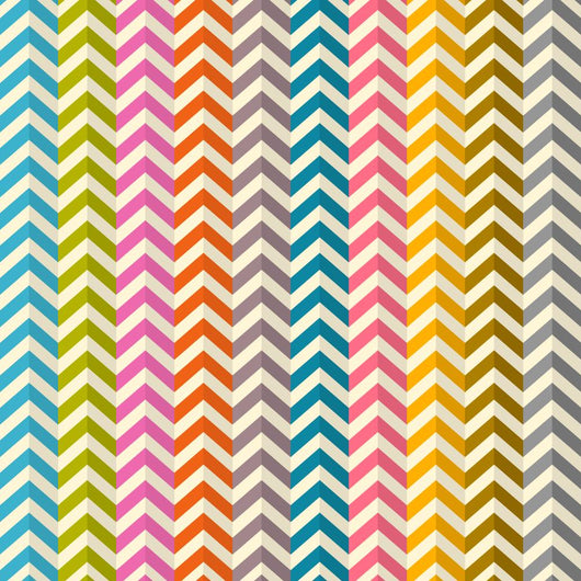 Retro Seamless Colorful Wall Decal