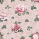 Watercolor Pattern with Rose Wall Decal