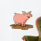 Pig Cartoon Wall Decal