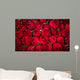 Red roses background Wall Mural