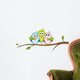 Three birds on a branch  - Part 3 Wall Decal