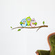 Three birds on a branch  - Part 3 Wall Decal