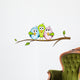 Three birds on a branch  - Part 3 Wall Decal
