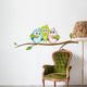 Three birds on a branch  - Part 3 Wall Decal