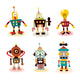 cute robots set Wall Decal