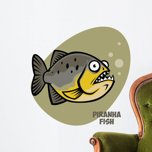 piranha fish Wall Decal