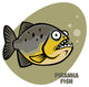 piranha fish Wall Decal