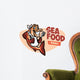 smiling fish seafood restaurant mascot Wall Decal