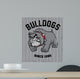 vintage bulldog mascot 