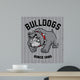 vintage bulldog mascot 
