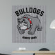 vintage bulldog mascot 