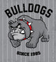 vintage bulldog mascot 