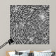 Silver Seamless Pattern Wall Decal