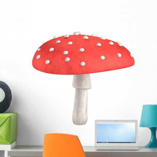 realistic 3d render of poison mushroom Wall Mural