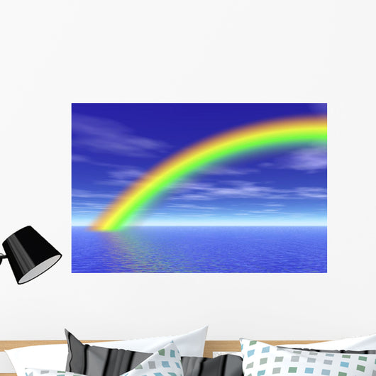 rainbow in the sea Wall Mural