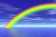 rainbow in the sea Wall Mural