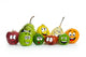 Fruit cartoon characters 