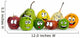 Fruit cartoon characters 