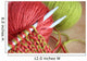 Wool and knitting needles closeup. 