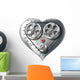 Mechanical heart Wall Mural