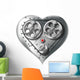 Mechanical heart Wall Mural