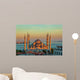 Blue mosque in Istanbul in sunset Wall Mural