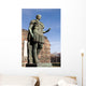 Statue of Julius Caesar in Turin Italy Wall Mural