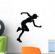 Woman Runner Jogger Silhouette Wall Decal