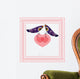 Two Love Birds. Wall Decal