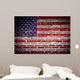 brick wall flag 