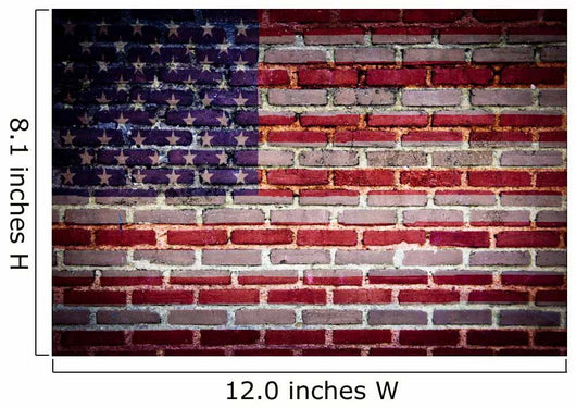 brick wall flag 