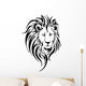 Lion Head Tattoo Vector Wall Decal