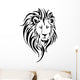 Lion Head Tattoo Vector Wall Decal