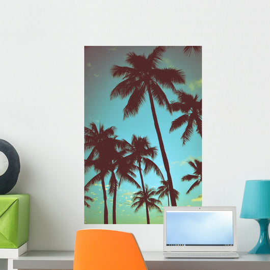 Vintage Tropical Palms 