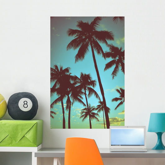 Vintage Tropical Palms 