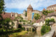 Beautiful town of Semur-en-Auxois, Burgundy, France 