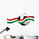 Hungarian Soccer Ball Wall Decal