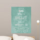 Inspirational quote background Wall Mural
