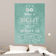 Inspirational quote background Wall Mural